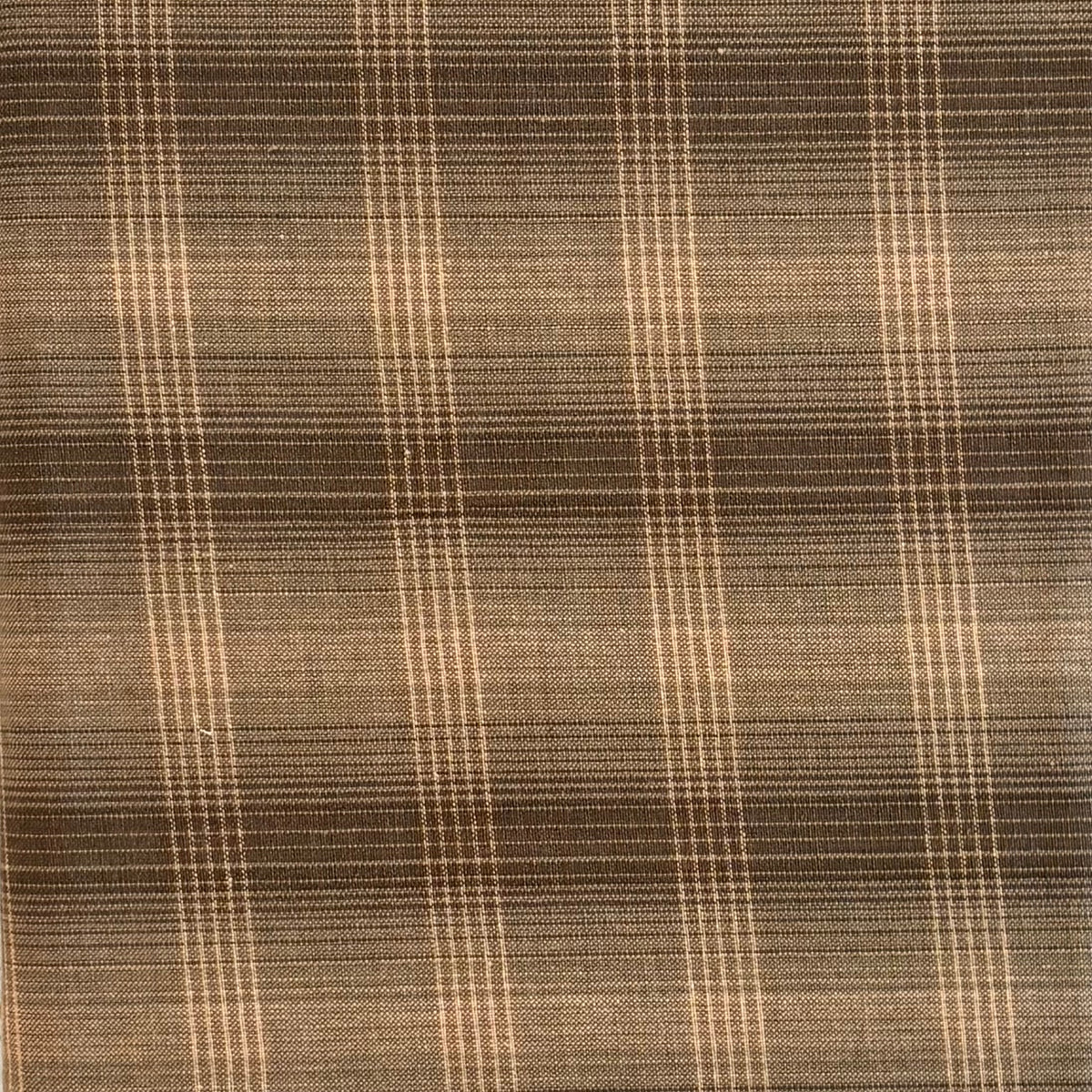 NIKKO By Diamond Textiles - Woven Plaid in Bark & Taupe