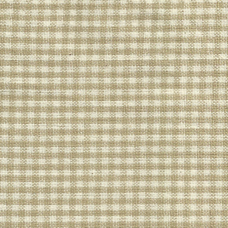 NIKKO By Diamond Textiles - Tiny Woven Check in Flax & Cream
