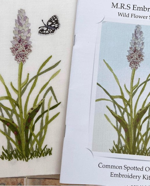Magda Rose Skilleter Embroidery Kit: Common Spotted Orchid