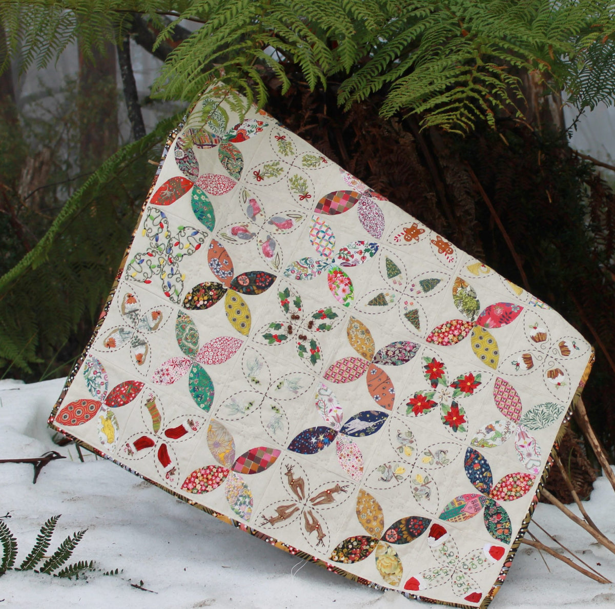 Jardin de Poche Pattern with template included &quot;Tis the Season&quot;
