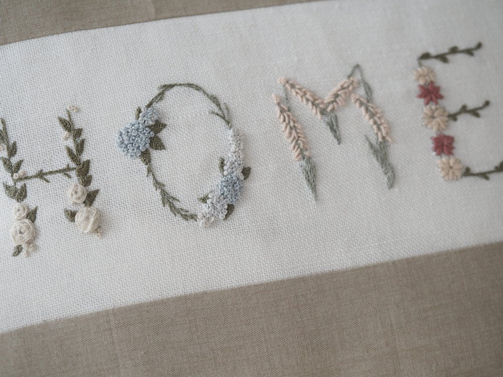The Stitchery Embroidery Kit: HOME Sampler