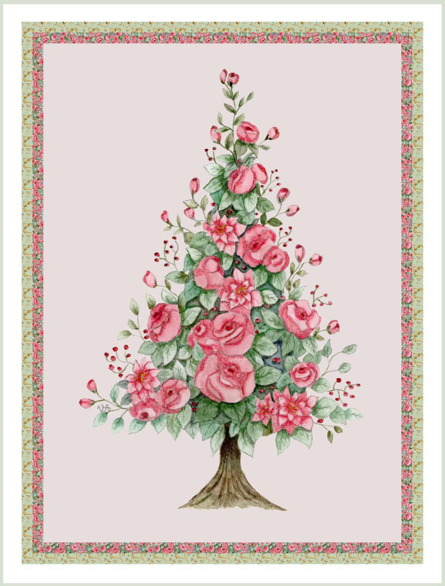 Amiably True Regency Christmas Tree PANEL