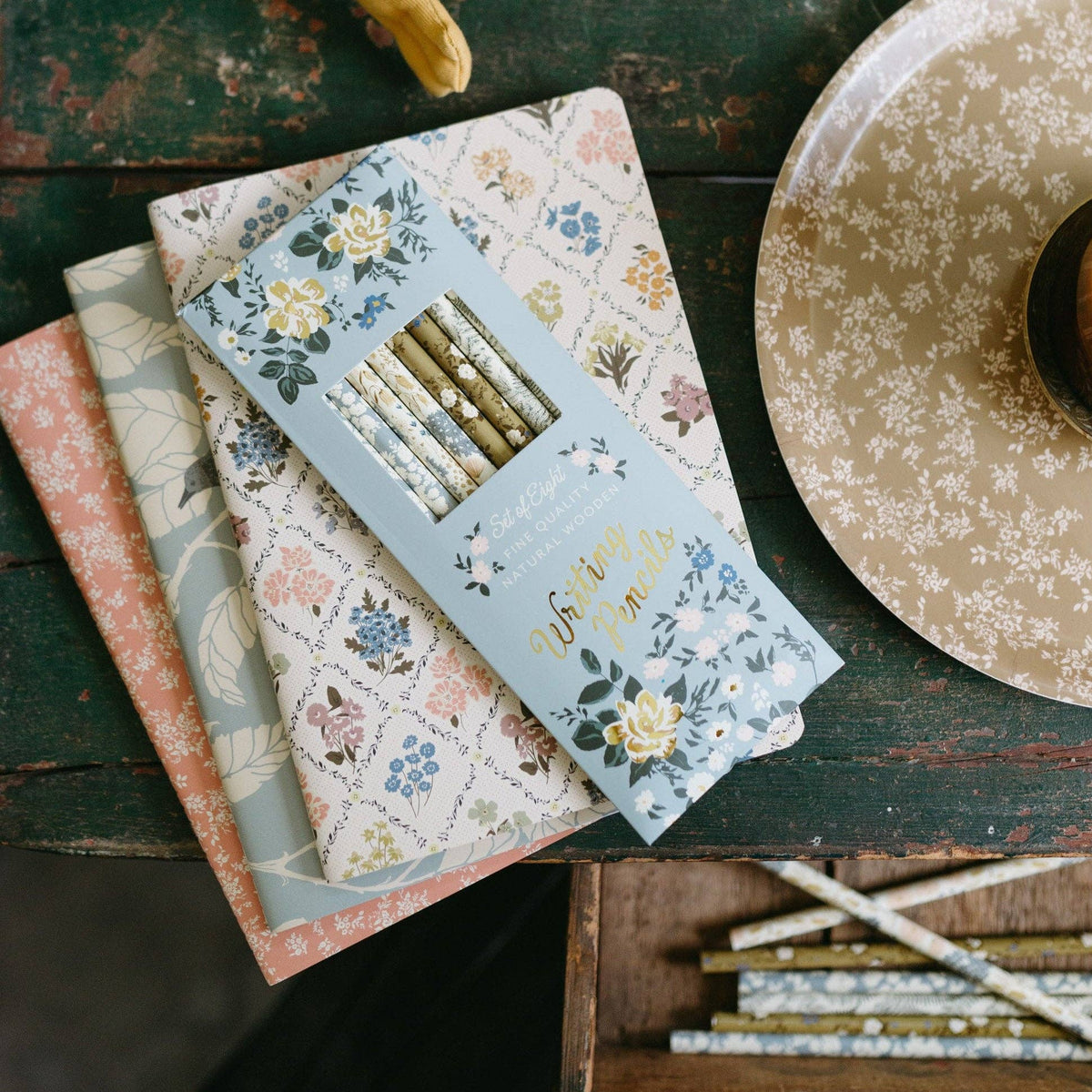 Reverie Floral Notebook Set | 3 Softcover Lined Journals