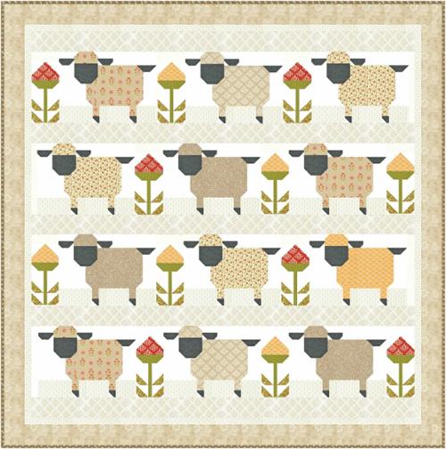 Sheep and Clover KIT by Fig Tree for Moda