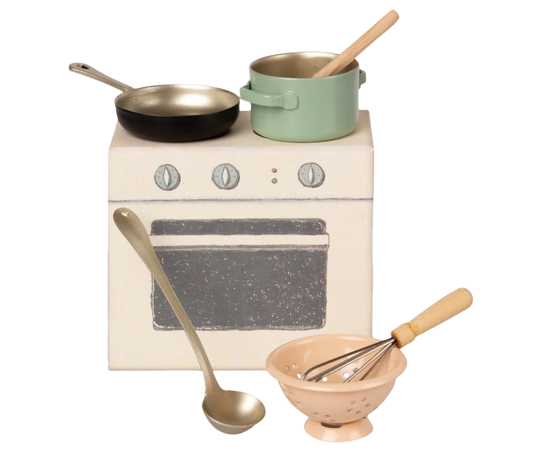 Maileg Miniature Cooking Set