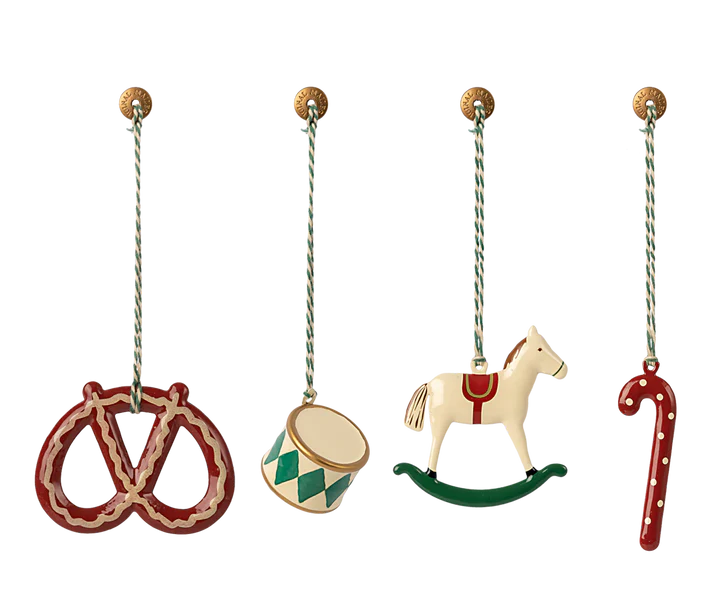 Maileg Metal Ornament Set-Peter&#39;s Christmas