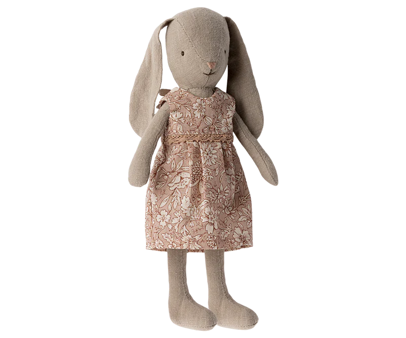 Maileg Bunny Size 1, Classic Flower Dress