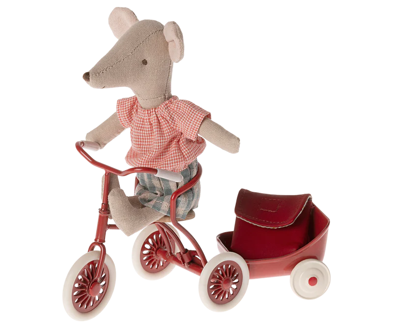 Maileg Tricycle Mouse, Big Sister or Brother