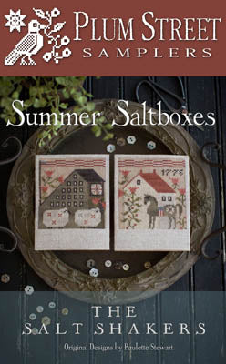 Summer saltboxes by Plum Street Samplers Pattern