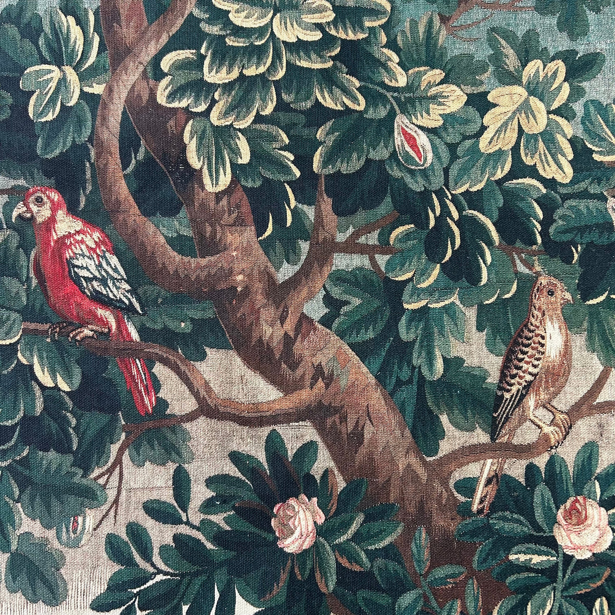 Stitch & Fable Vintage Art Textile Panel ~ {Verdue}