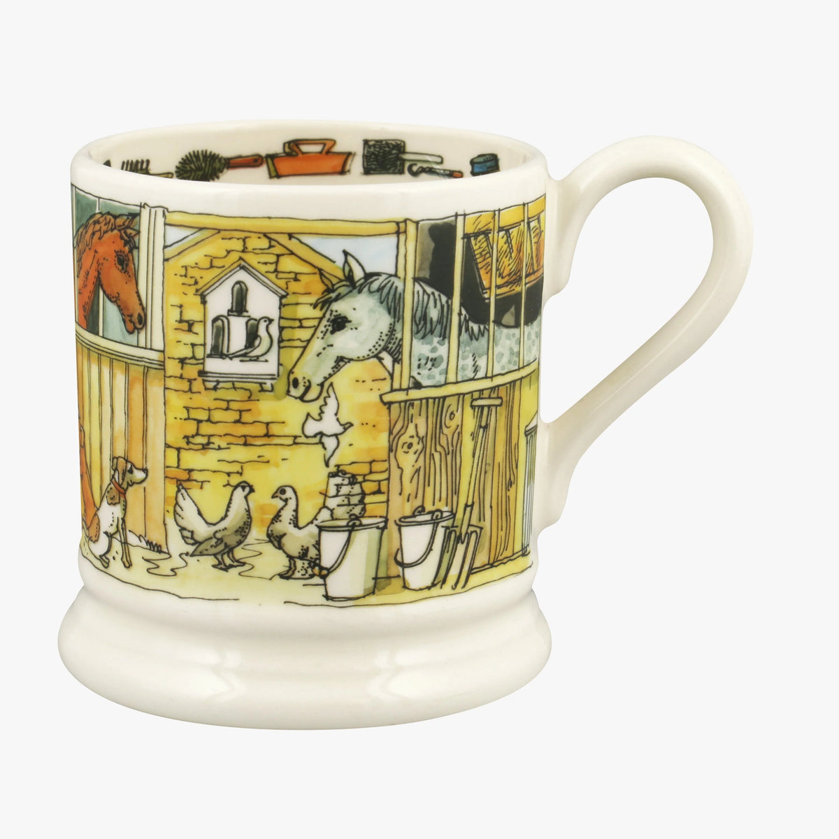 Emma Bridgewater Mug: Down at the Stables 1/2 Pint