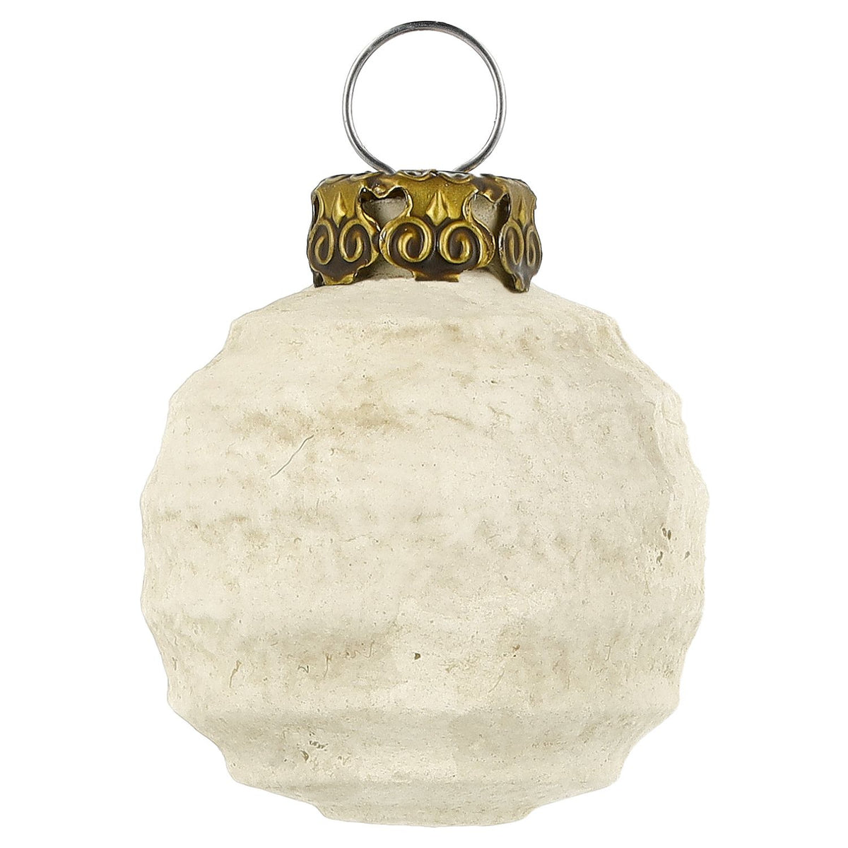 Marolin Christmas Ornament {Set of Christmas Balls, White Christmas}