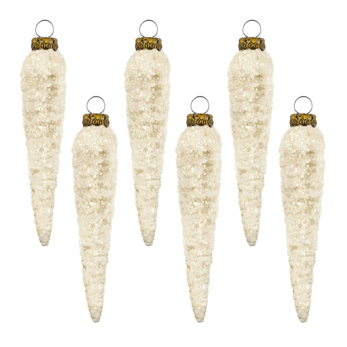 Marolin Christmas Ornament {Icicle Set 1 White Christmas}