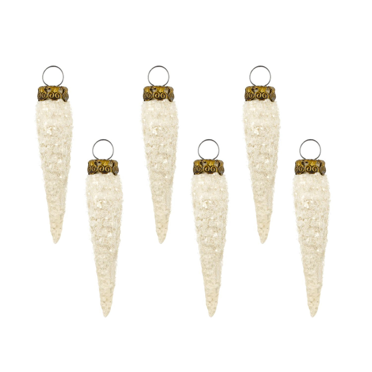 Marolin Christmas Ornament {Icicle Set 2 White Christmas}