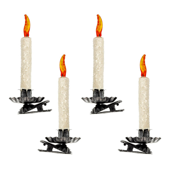 I Candlestick Pattern Simple Marolin Christmas Ornament {Candle Set-White Christmas-4 Candles ...