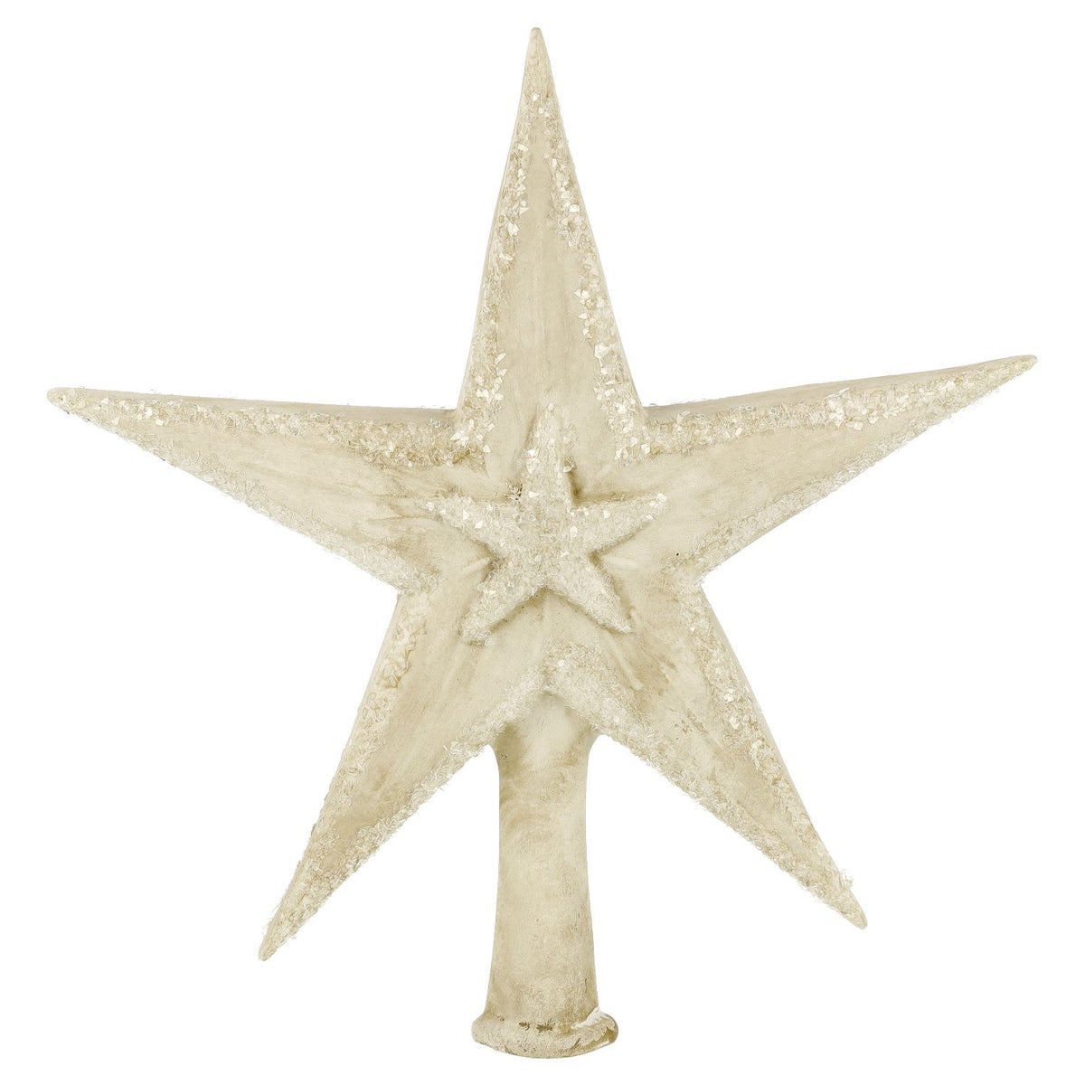 Marolin Christmas Ornament {Tree Topper, White Christmas}