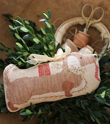 Stacy Nash Animal Crackers Christmas Sausage Frankie Paper Pattern