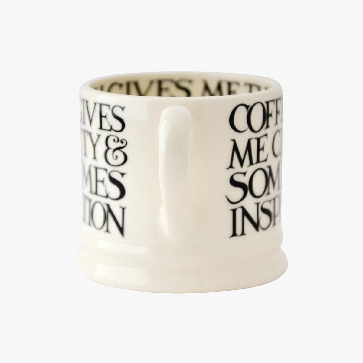 Black Toast All Over Small Mug