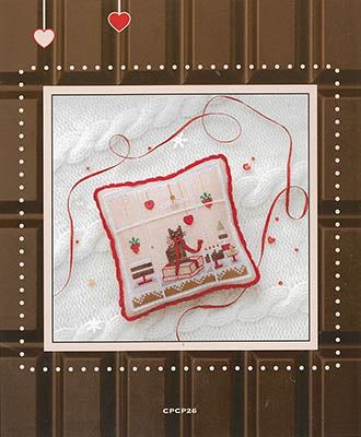 Chocolate Cat pattern by Cotton Pixels