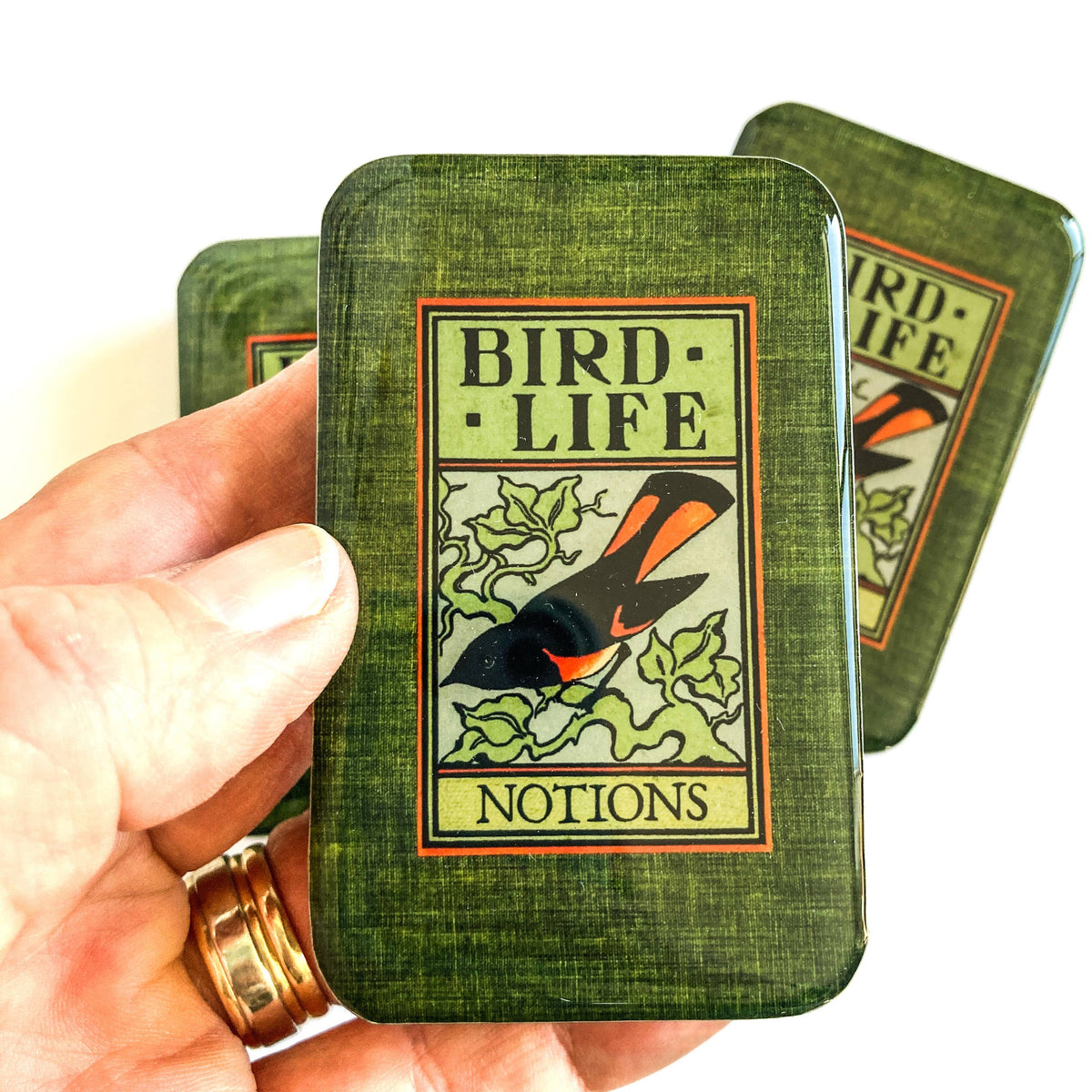 Bird life notions tin
