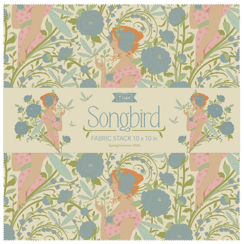 Tilda Songbird FABRIC STACK 10"