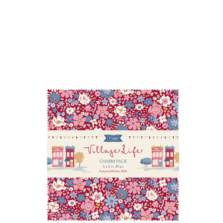 Tilda Village Life CHARM Pack