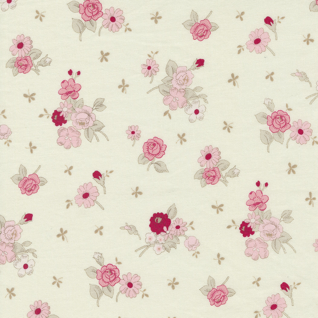 Sugarberry Medium Floral by Bunny Hill BOLT END 1 yd 34&quot;