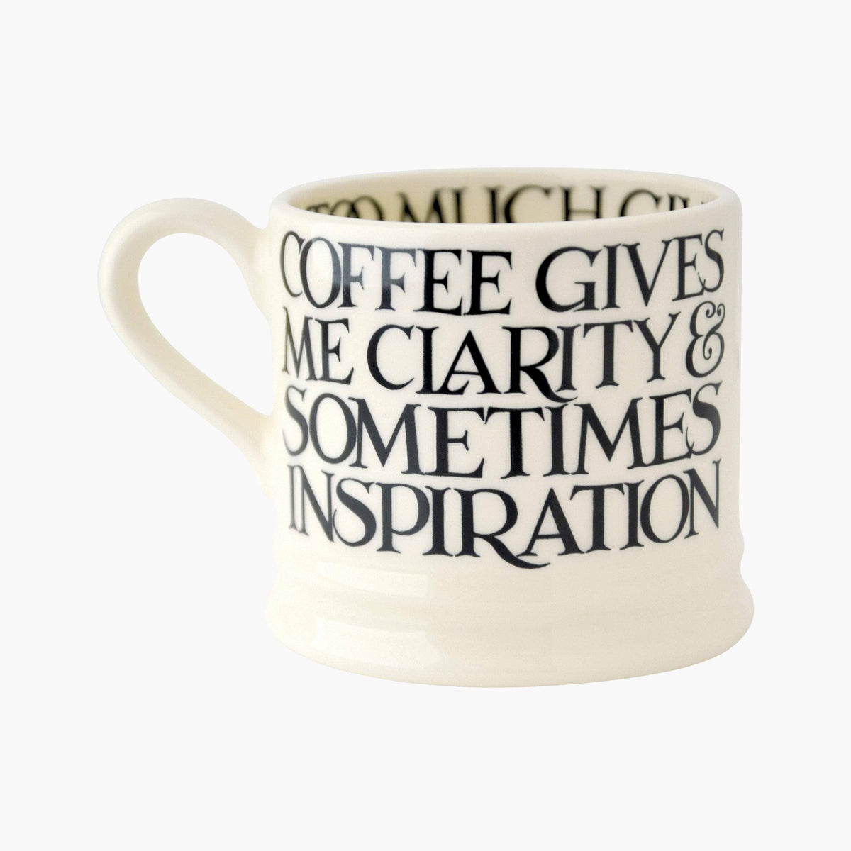 Black Toast All Over Small Mug