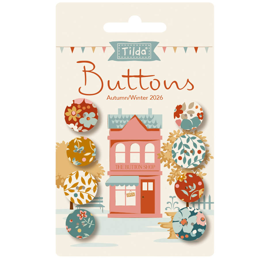 Tilda Village Life Buttons