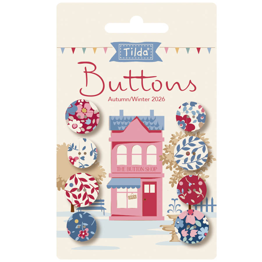 Tilda Village Life Buttons