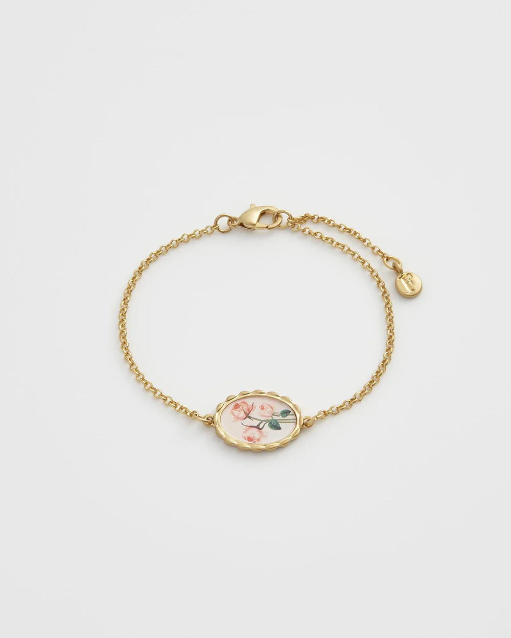 Fable England Framed Roses Bracelet