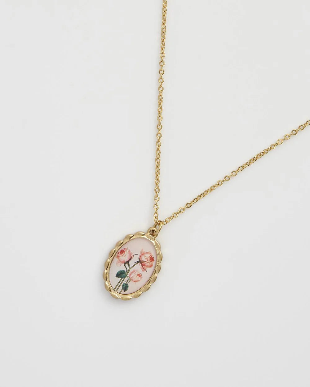 Fable England Framed Roses Necklace