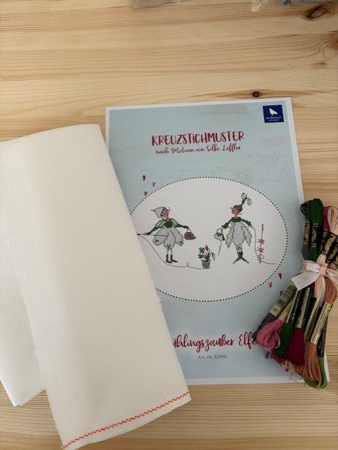 Acufactum Cross Stitch Spring Magic Elves beginner KIT