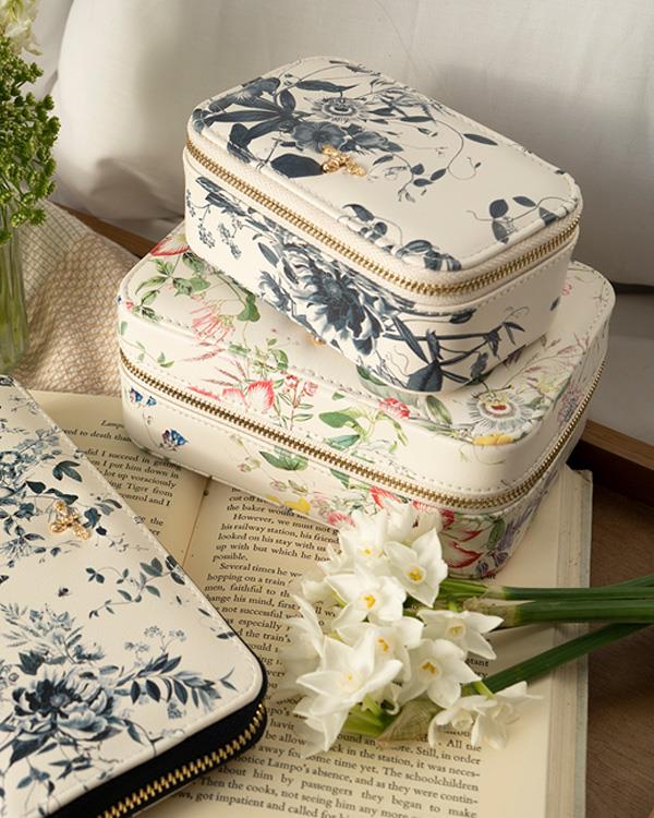 Fable England Eva Large Jewelry Box Blooming Toile
