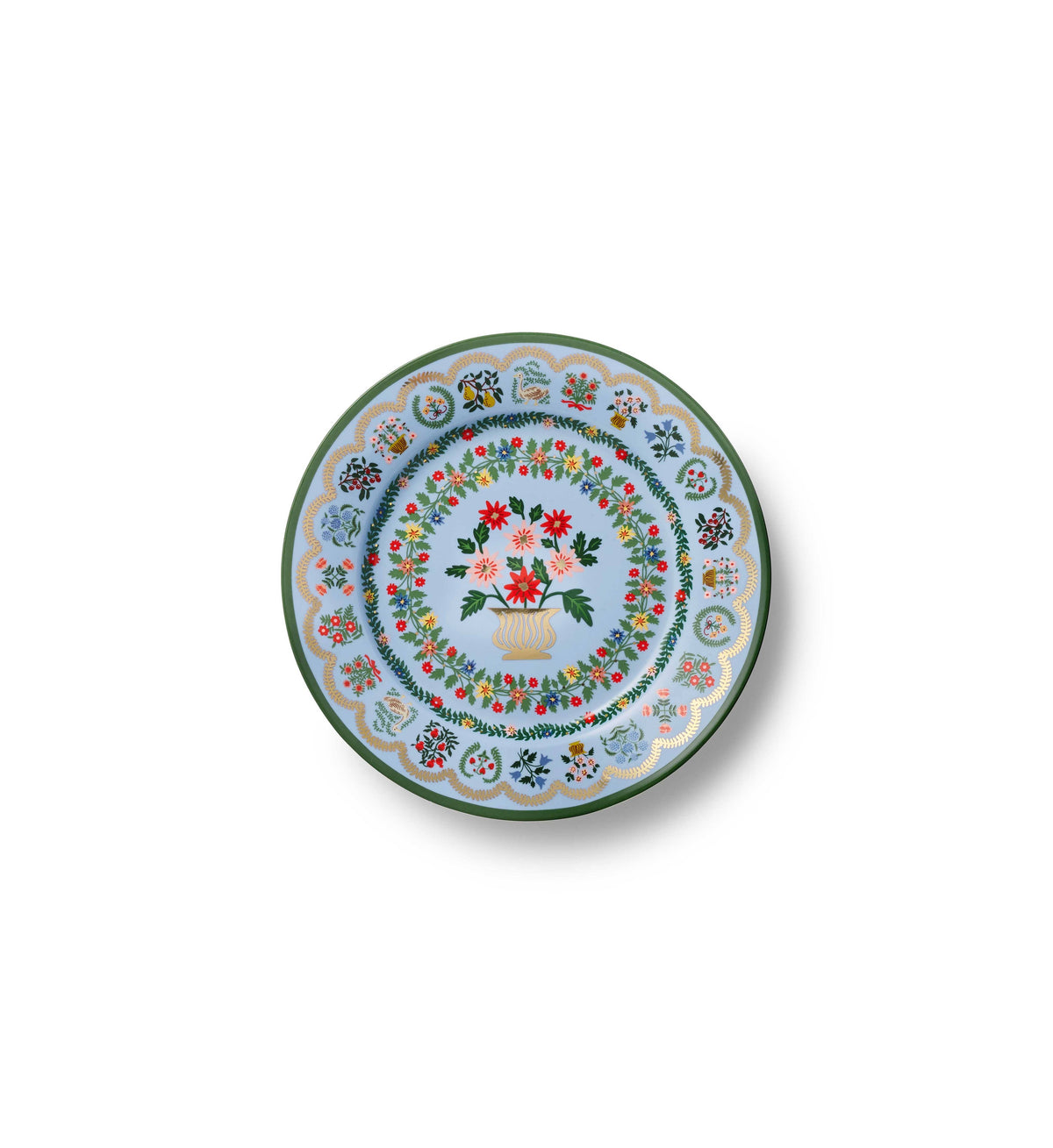 Rosette Porcelain Dessert Plate Set