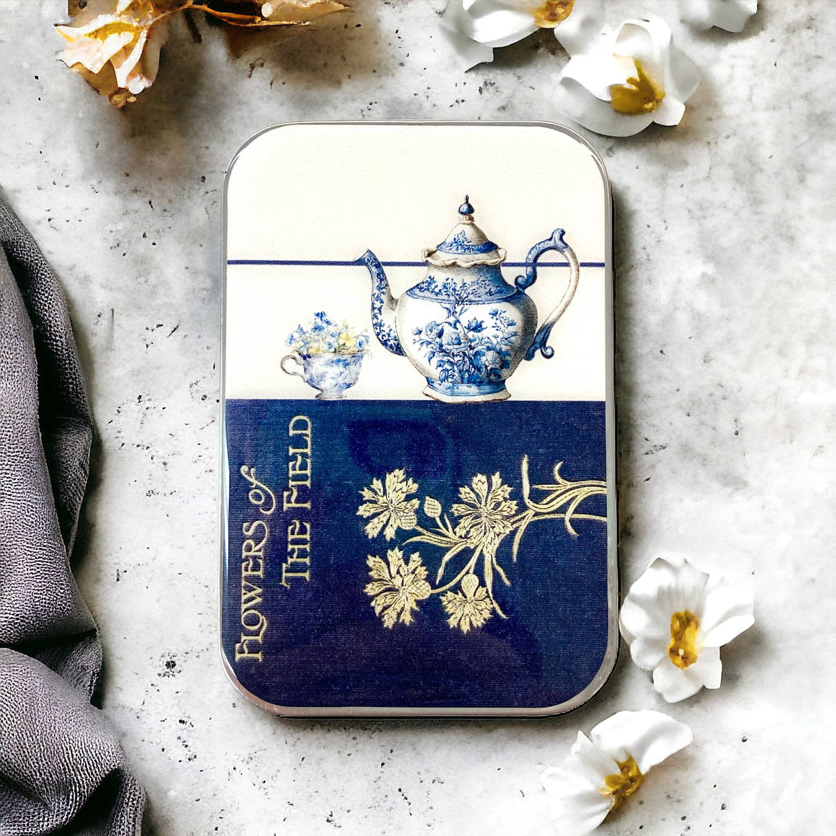 Tea Time Notions Tin