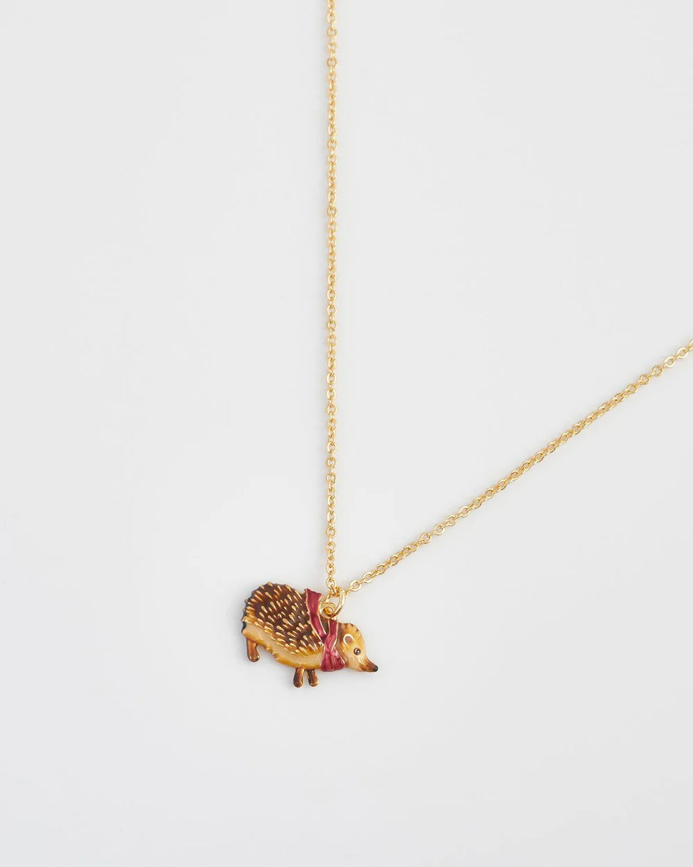 Fable England Cosy Hedgehog Charm Necklace