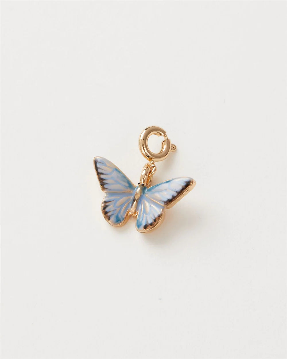 Fable England Enamel Blue Butterfly Charm