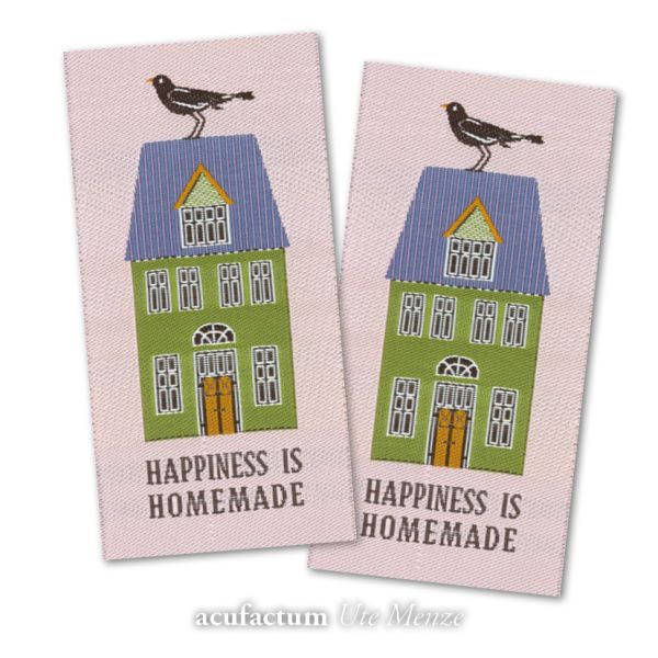 Acufactum Label Happiness is Homemade {House}