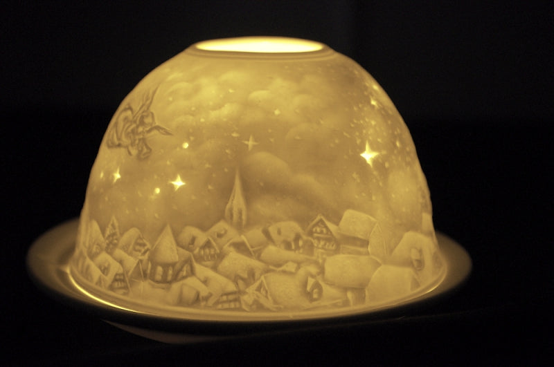 Starlight Glowing Candle Holder {Winter Village}