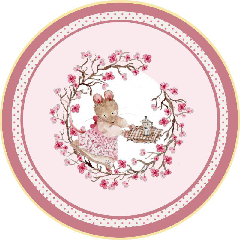 Amiably True Coffee Break {Round Panel}