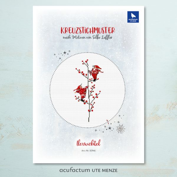 Acufactum Cross Stitch Holly Gnome