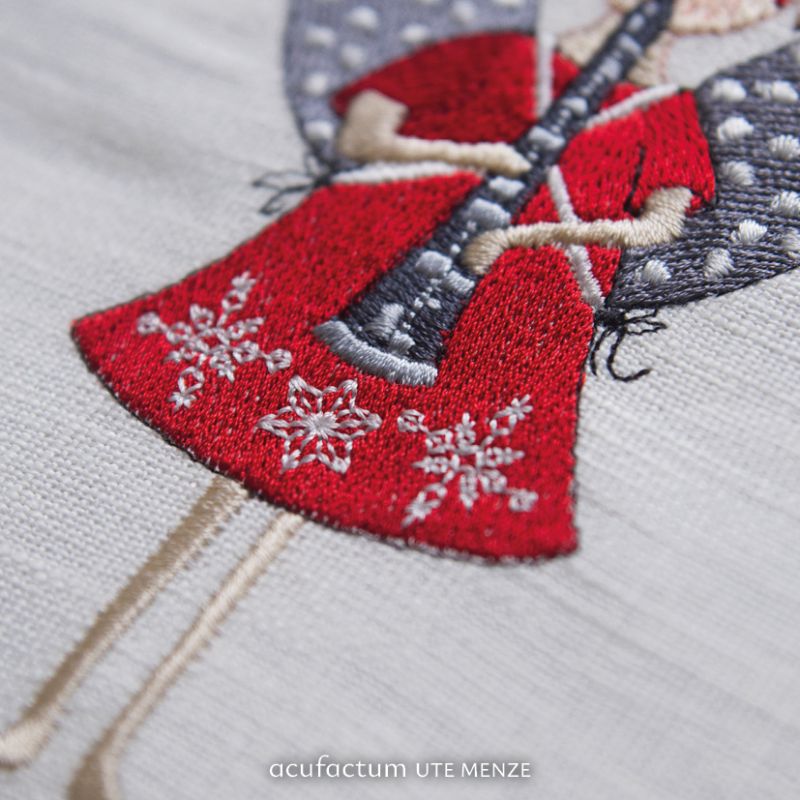 Acufactum MACHINE EMBROIDERY FILE - Fanfare Angel