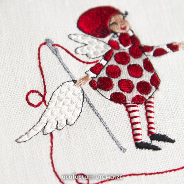 Acufactum MACHINE EMBROIDERY FILE - Thread Angel