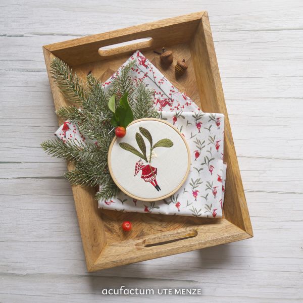 Acufactum MACHINE EMBROIDERY FILE - Mistletoe Gnome