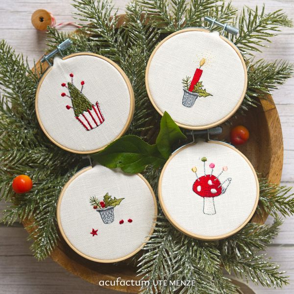 Acufactum MACHINE EMBROIDERY FILE - Christmas Minis