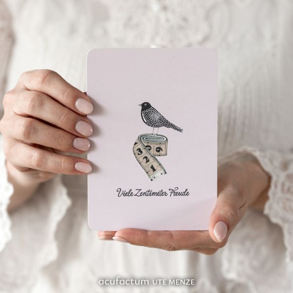 Acufactum Postcard Many Centimeters of Joy