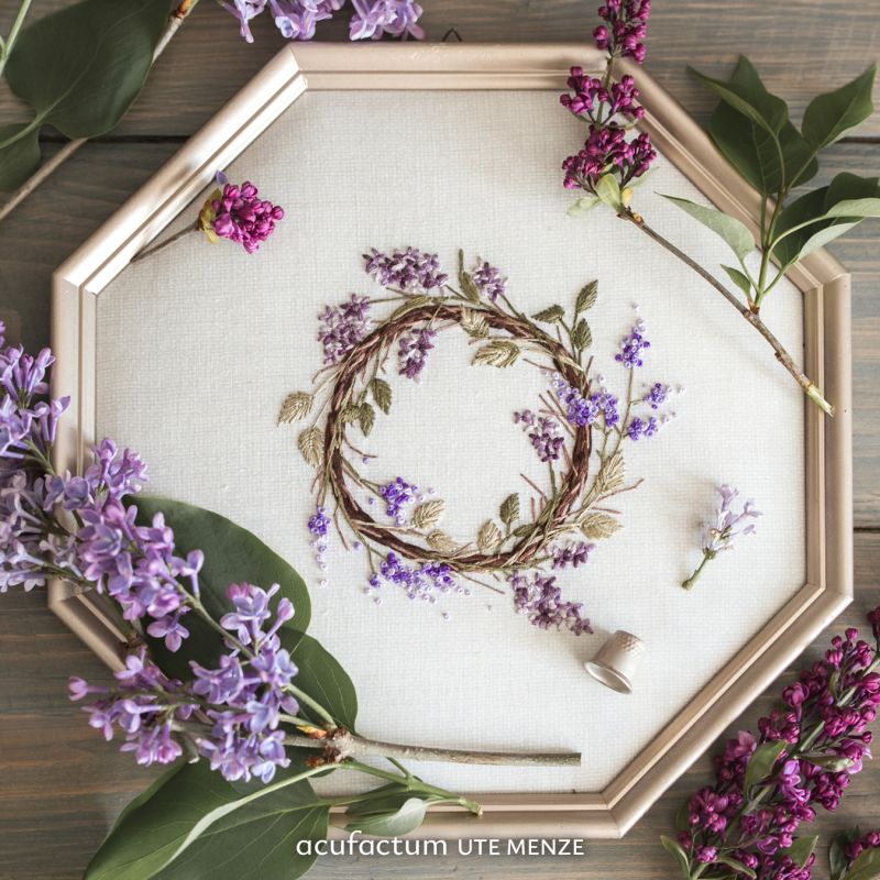 Acufactum Embroidery Pattern "Lilac Dance"