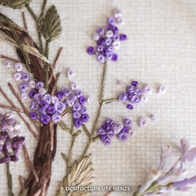 Acufactum Embroidery Pattern "Lilac Dance"