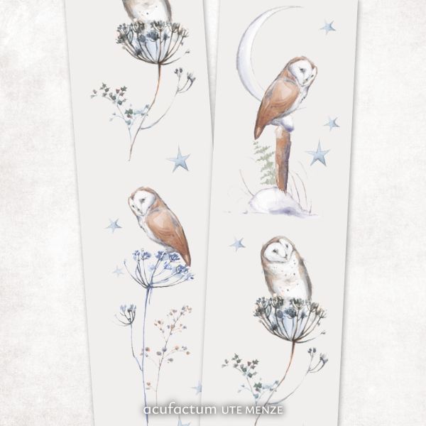 Acufactum Ribbon Winter Owls